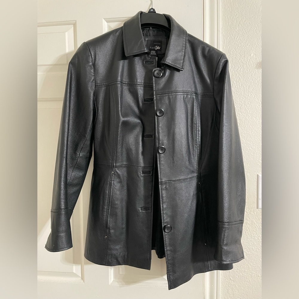 Women’s Leather Blazer